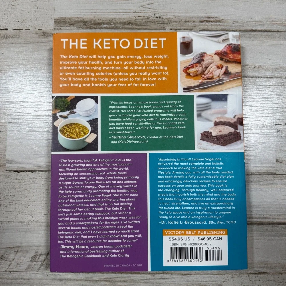 The Keto Diet Leanne Vogel Cookbook 125 Recipes 5 Meal Plans 9781628600162